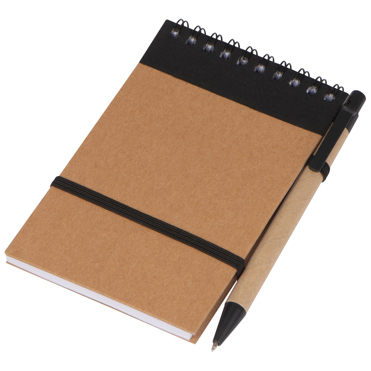 Блокнот с ручкой