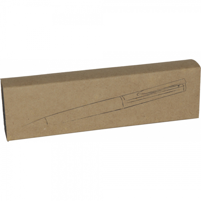 Металлическая шариковая ручка в футляре