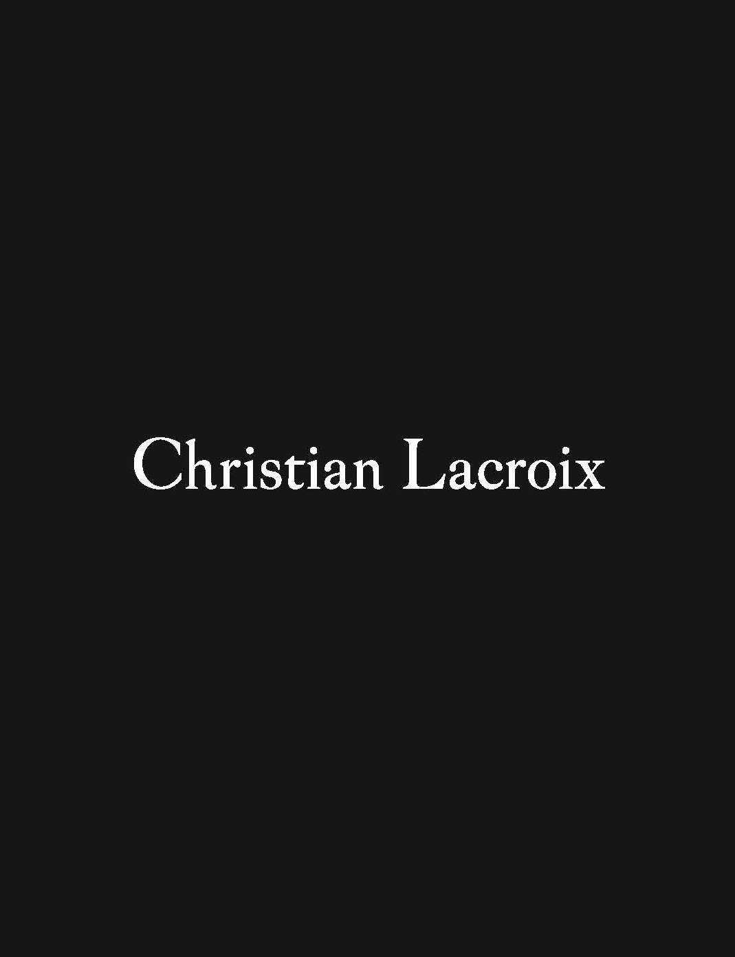 каталог Christian Lacroix