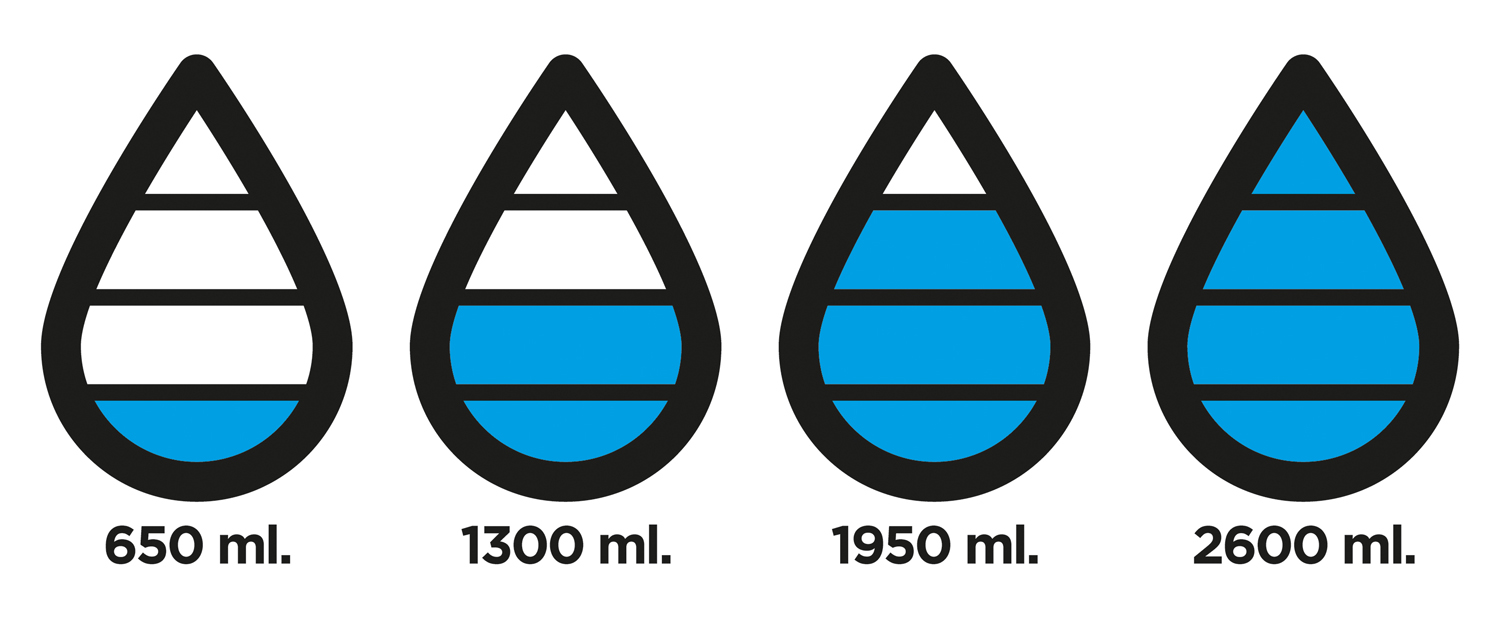 Бутылка для воды Aqua из материала Tritan, синяя