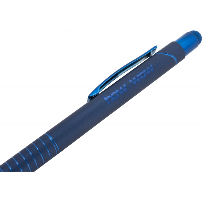Ручка шариковая со стилусом ANGELO, синий, Macma