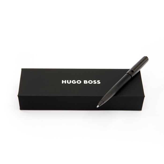 Ручка шариковая Gear Brushed Black, чёрный