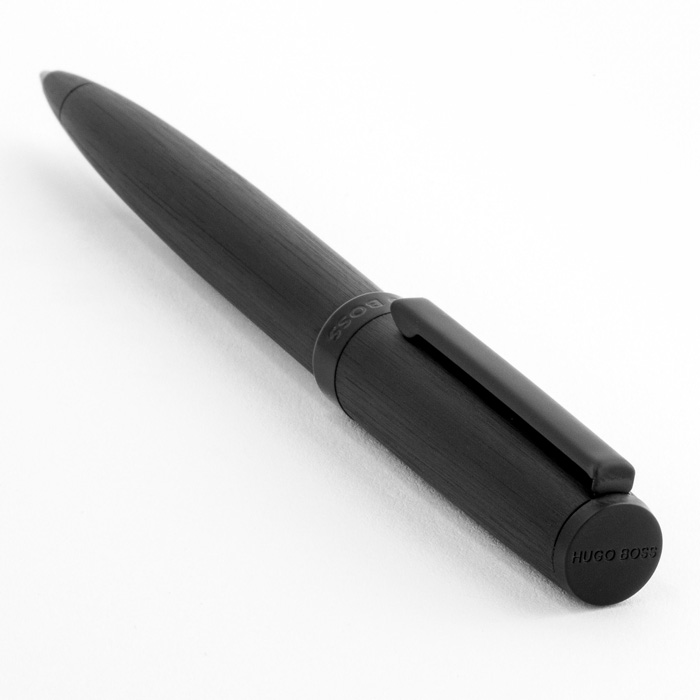 Ручка шариковая Gear Brushed Black, чёрный