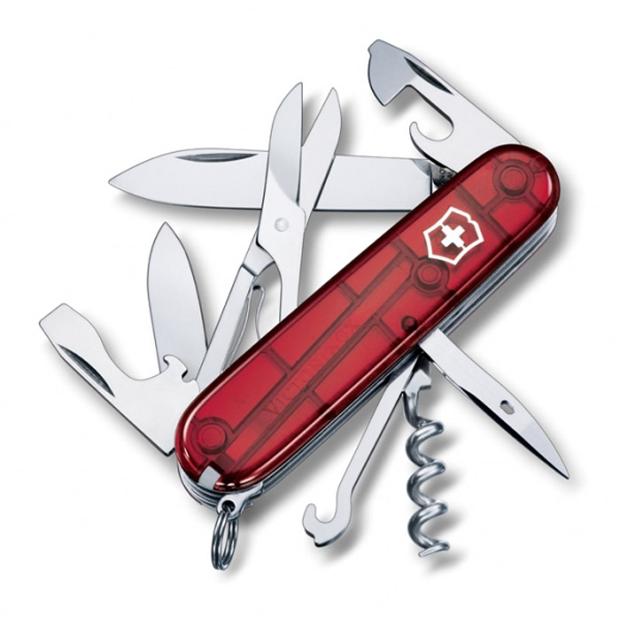 Многофункциональный карманный нож Climber Transparent Victorinox