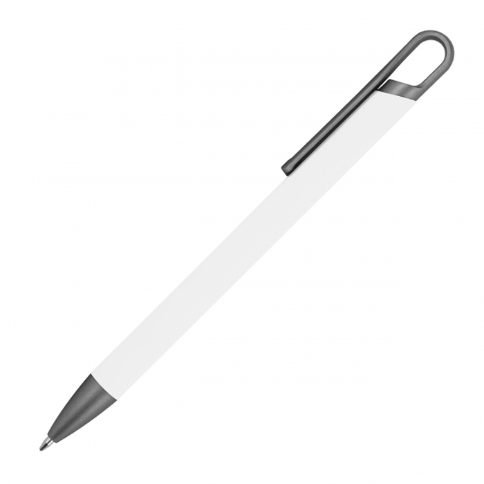 Полугелевая ручка, белый, Macma