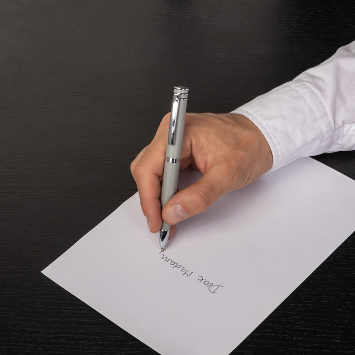 Шариковая авторучка Austin Grey/silver