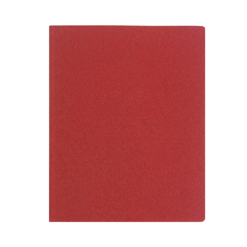 Еженедельник датир. 21х26 см DENIM FLEX красный тонир. бумага