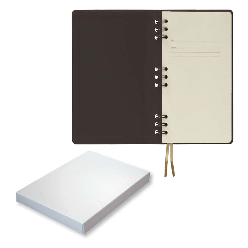 Записная книга IVORY 13х21 вайред GARDENA серый