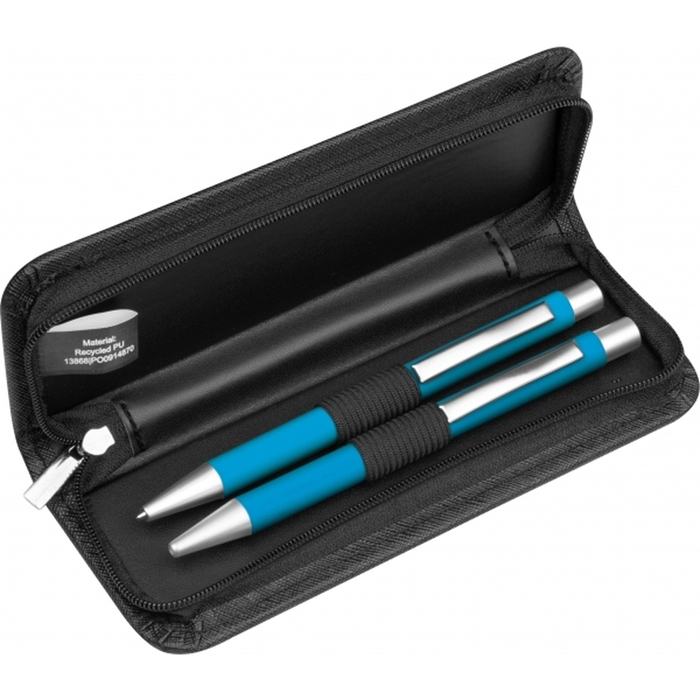 Набор: шариковая ручка и механ. карандаш Uppsala, голубой