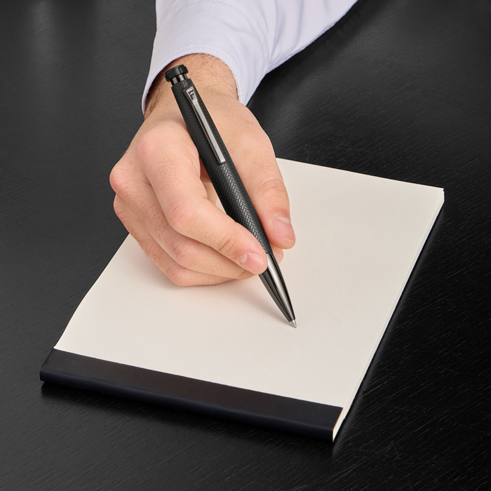 Шариковая ручка Interlace Black, чёрный