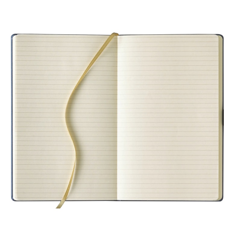 Записная книга IVORY в линейку 13х21 SANTIAGO синий
